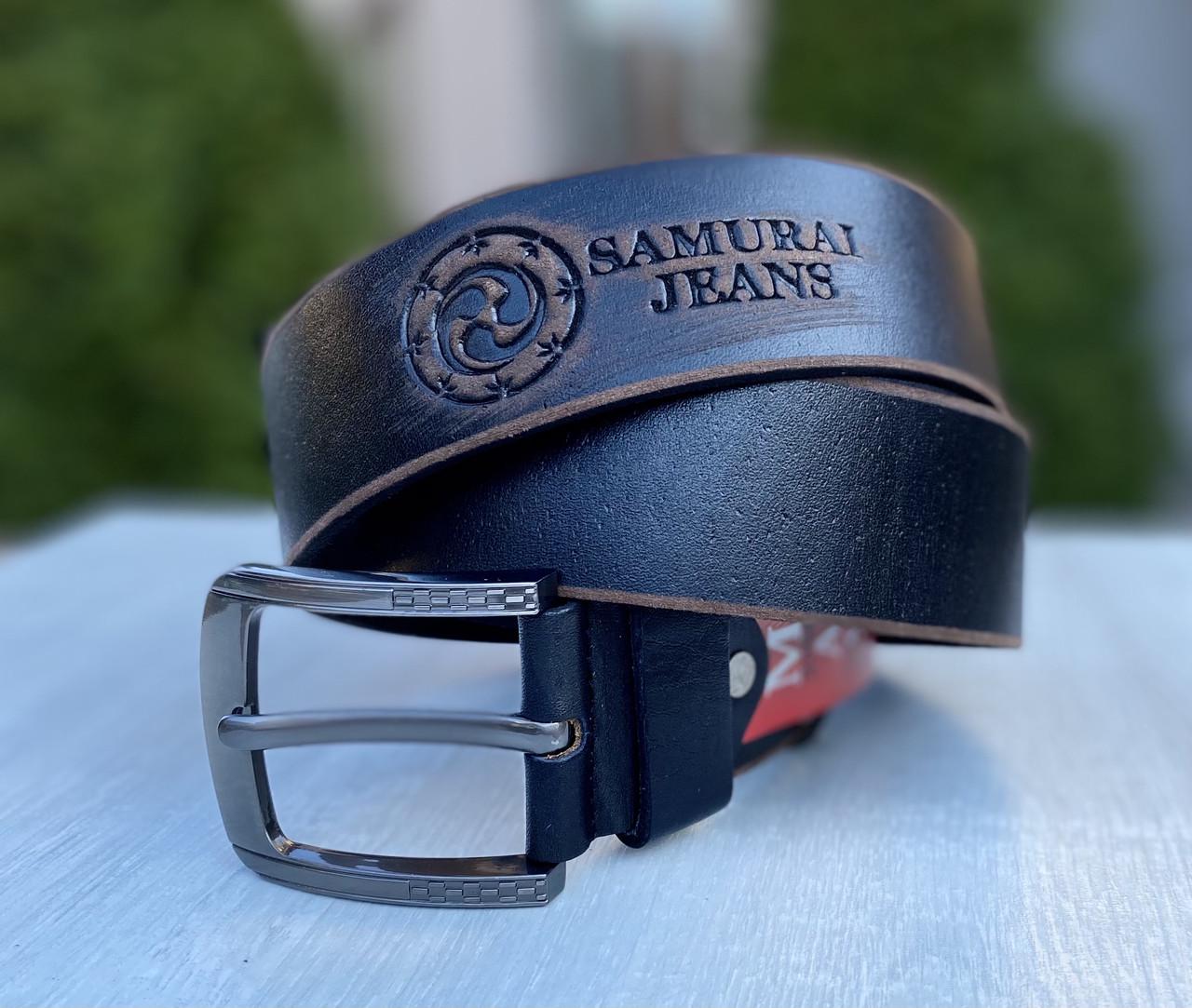 Ремень мужской Samurai Jeans из кожи Коричневый - фото 8 Ремень мужской Samurai Jeans из кожи Коричневый - фото 8