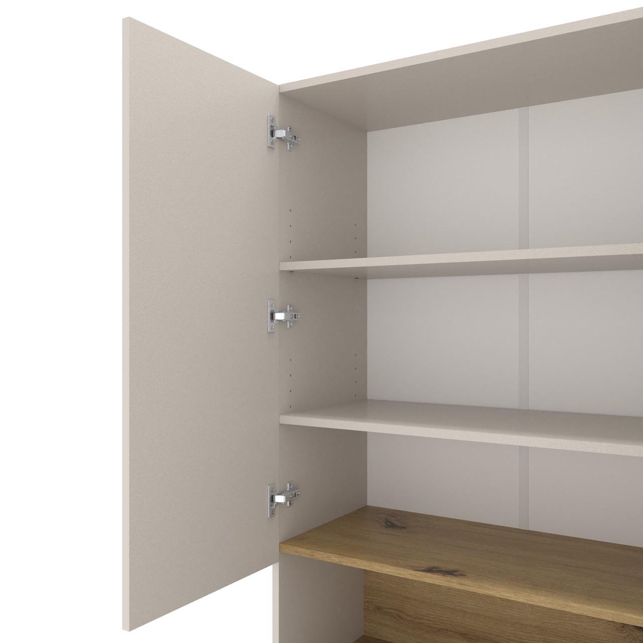 Пенал Metkas Home B002 ЛДСП 800x350x2130 мм Кашемир/Дуб Артизан - фото 3 Пенал Metkas Home B002 ЛДСП 800x350x2130 мм Кашемир/Дуб Артизан - фото 3