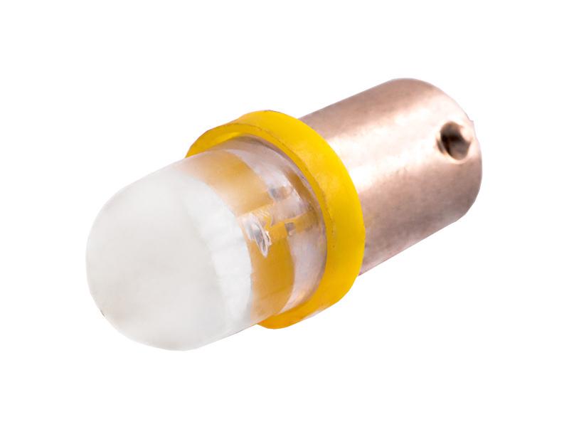 Автомобільна лампа світлодіодна LEDUA BA9S-1pc круглий LED 12V Жовтий (95) Автомобільна лампа світлодіодна LEDUA BA9S-1pc круглий LED 12V Жовтий (95)