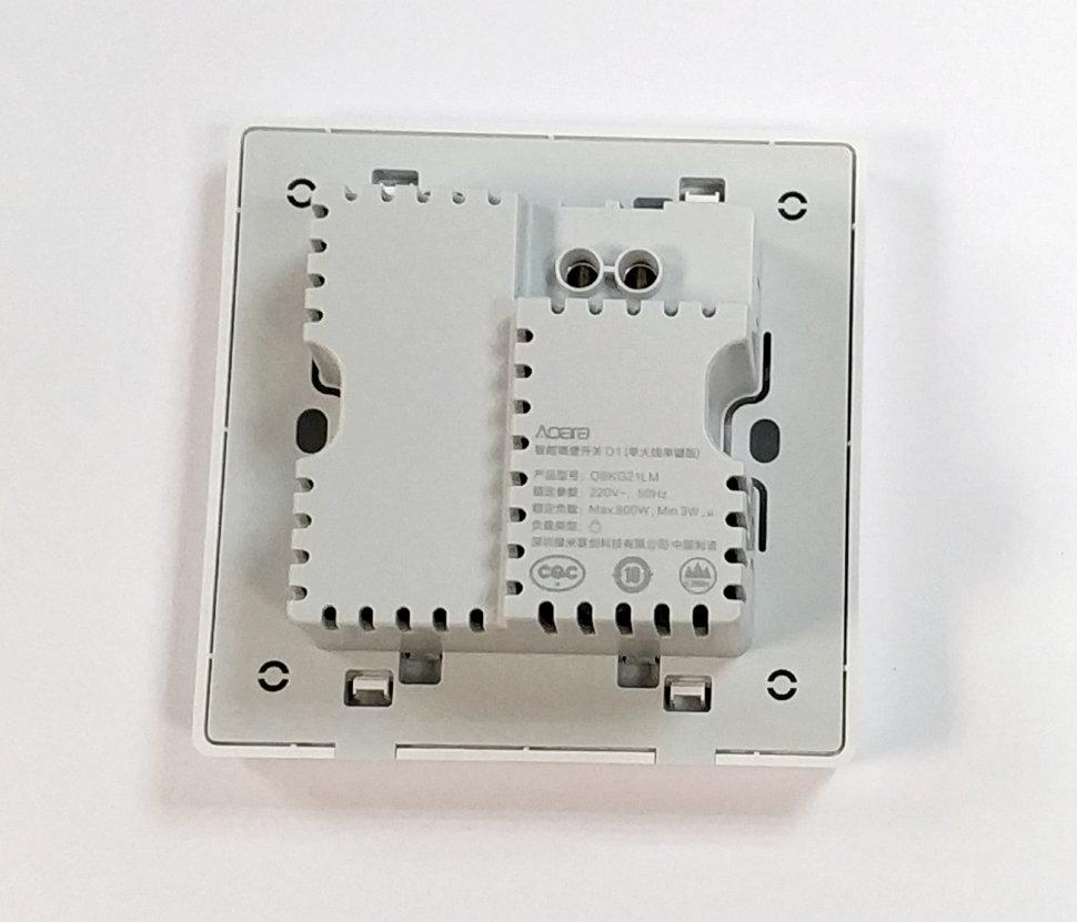 Выключатель одноклавишный Aqara Zi GBee D1 QBKG21LM (50700) - фото 3 Выключатель одноклавишный Aqara Zi GBee D1 QBKG21LM (50700) - фото 3