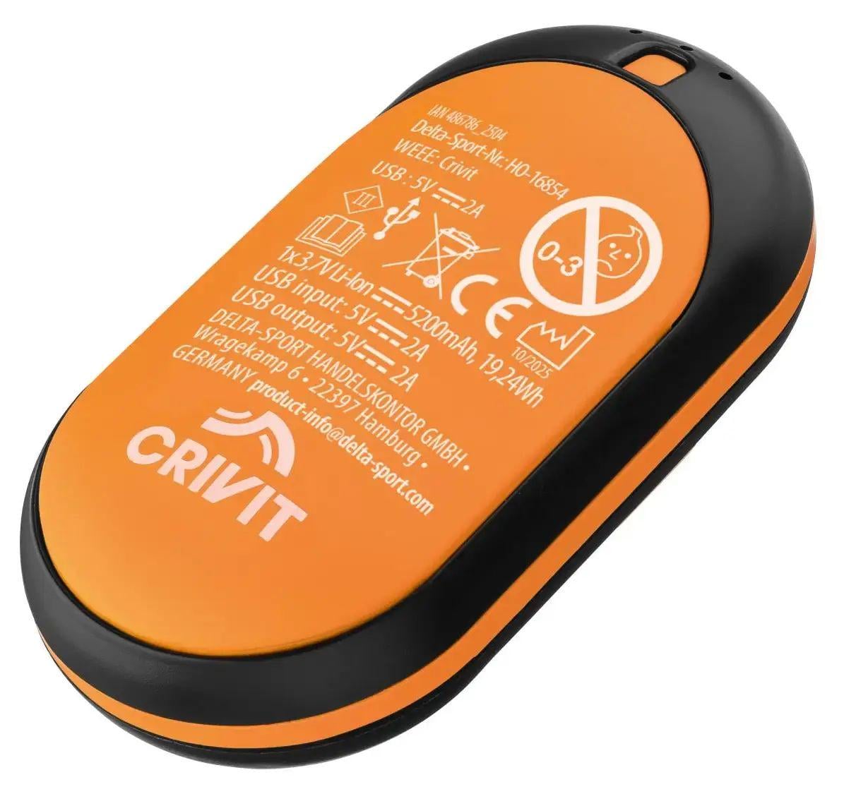 Грілка для рук Crivit 5200 мА Помаранчевий (IAN486786 orange)