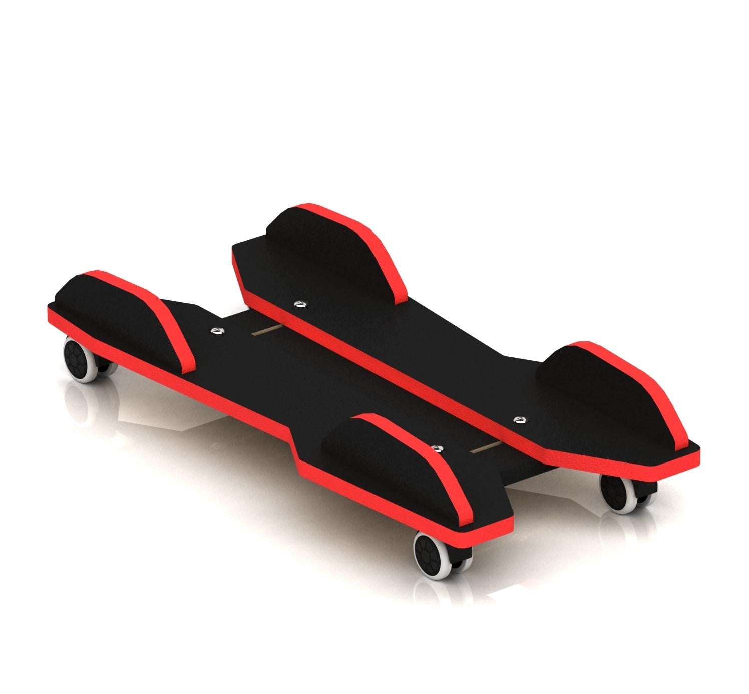 Подставка регулируемая под системный блок XGamer мобильная Черный с красным Подставка регулируемая под системный блок XGamer мобильная Черный с красным