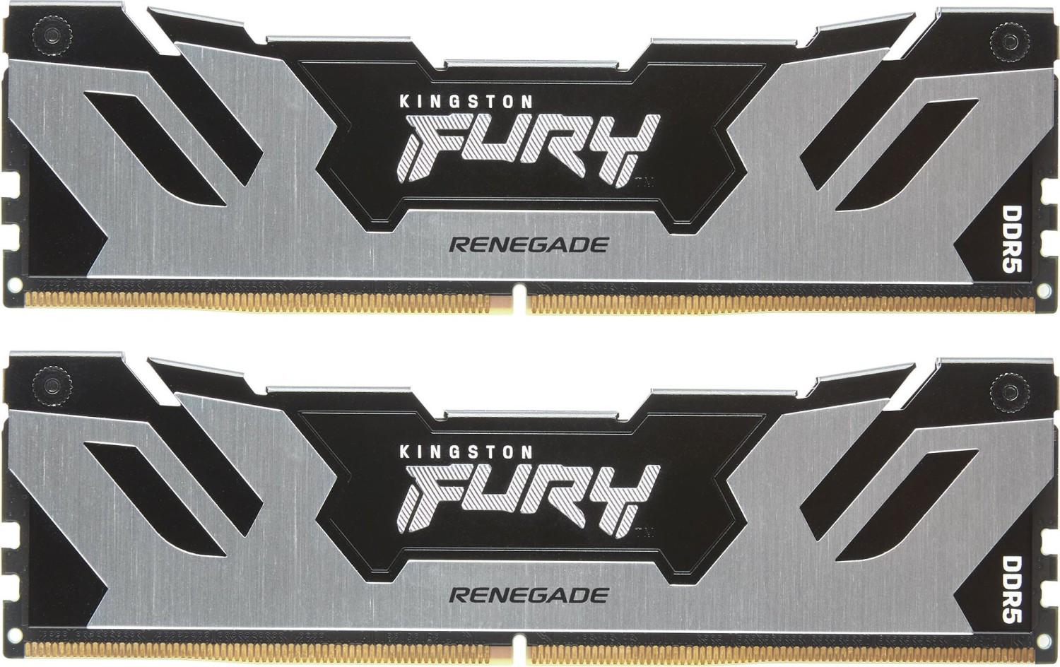 Оперативная память Kingston Fury Renegade DDR5 2x24GB/6400 Silver (KF564C32RSK2-48)