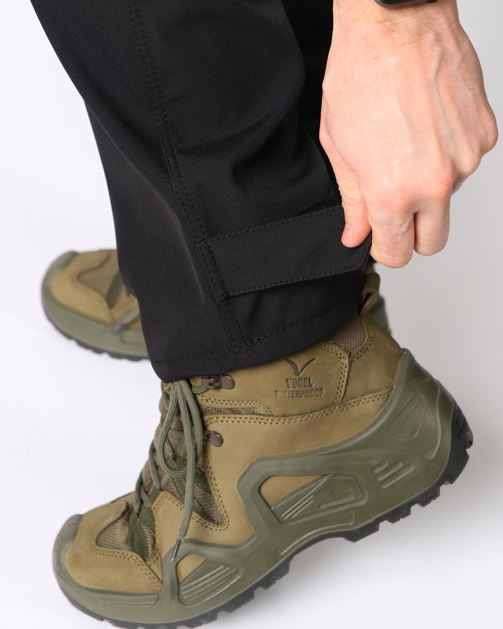 Брюки на флисе шесть карманов софтшелл р. 46 Черный (ШтаниТС_софтш_фліс_ч_46) - фото 10 Брюки на флисе шесть карманов софтшелл р. 46 Черный (ШтаниТС_софтш_фліс_ч_46) - фото 10