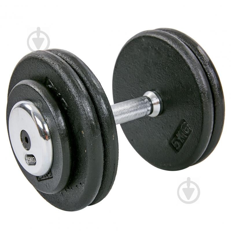 Гантель цельная профессиональная стальная planeta-sport RECORD TA-7231-25 25кг Гантель цельная профессиональная стальная planeta-sport RECORD TA-7231-25 25кг