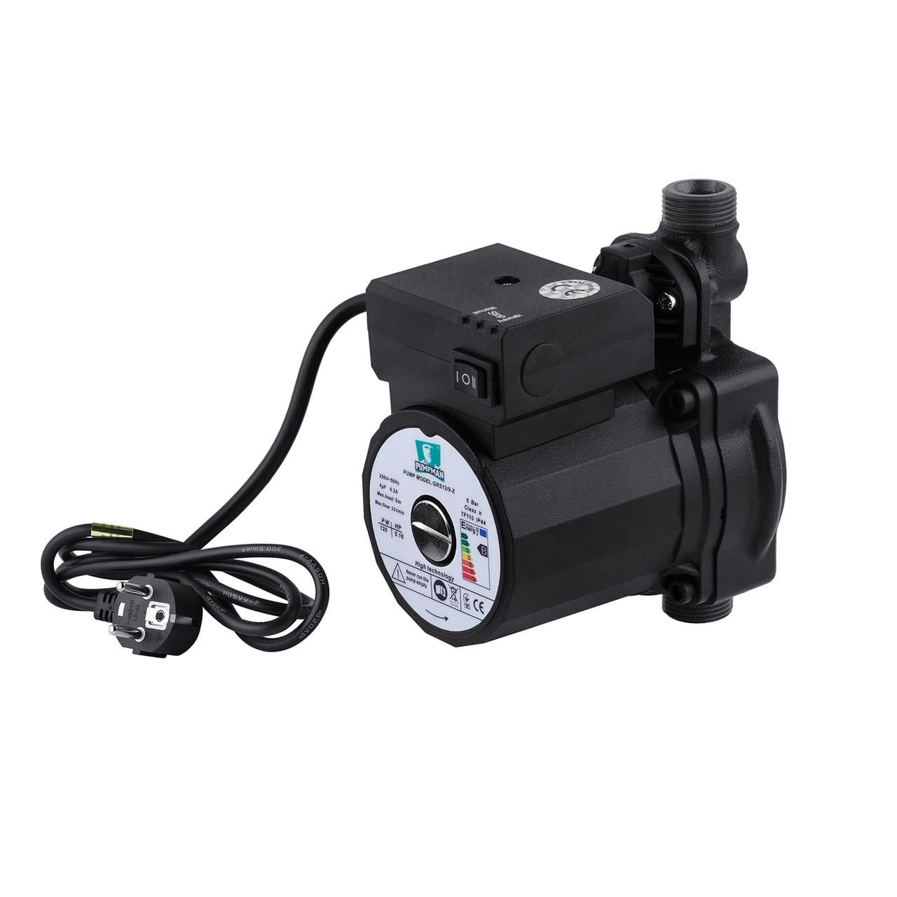 Насос для повышения давления Pumpman GRS12/9-Z Нmax 9 м Qmax 2 куб.м 120 Вт с гайками (2681047260)