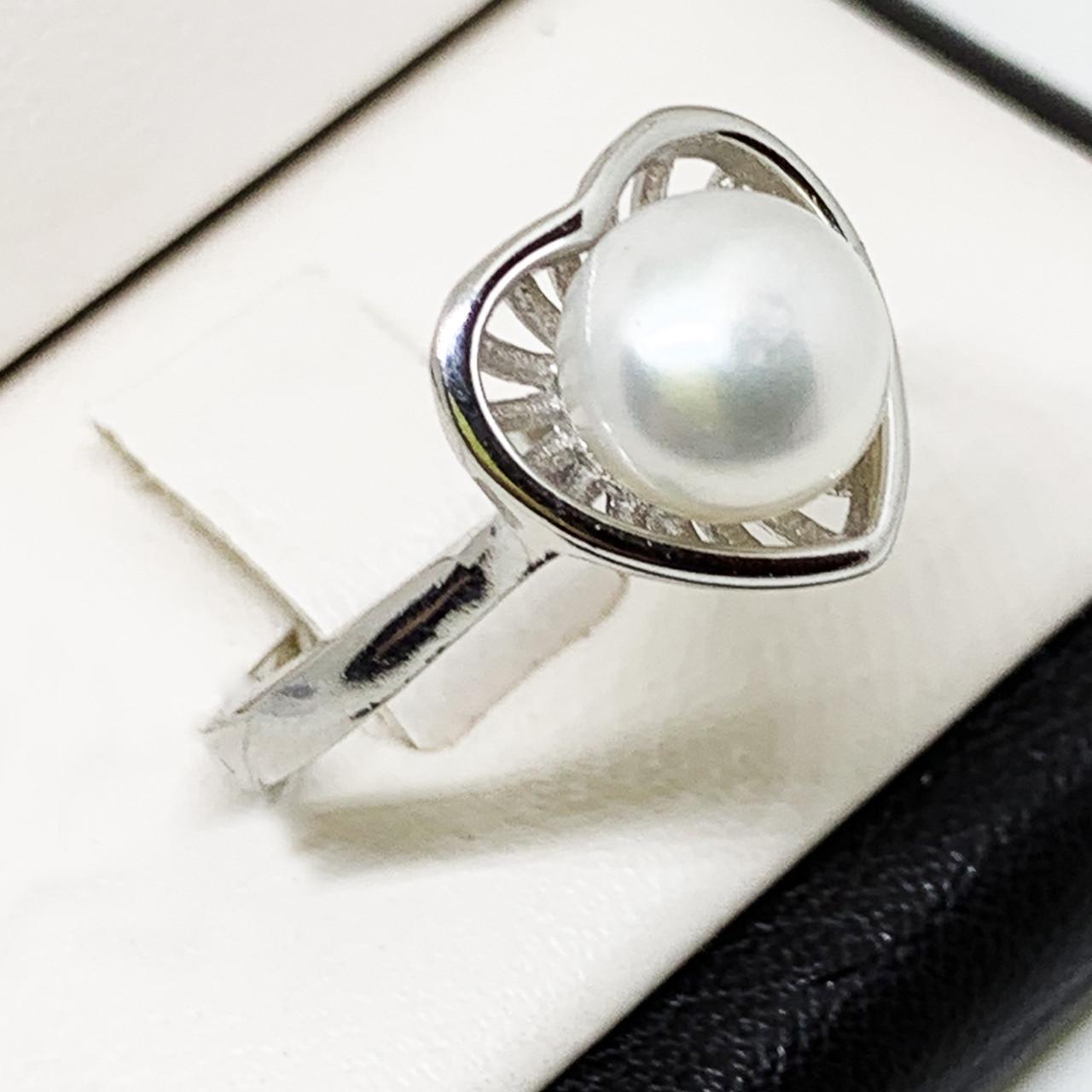 Кольцо серебряное с жемчугом р. 16,5 4,13 г (1688823883)