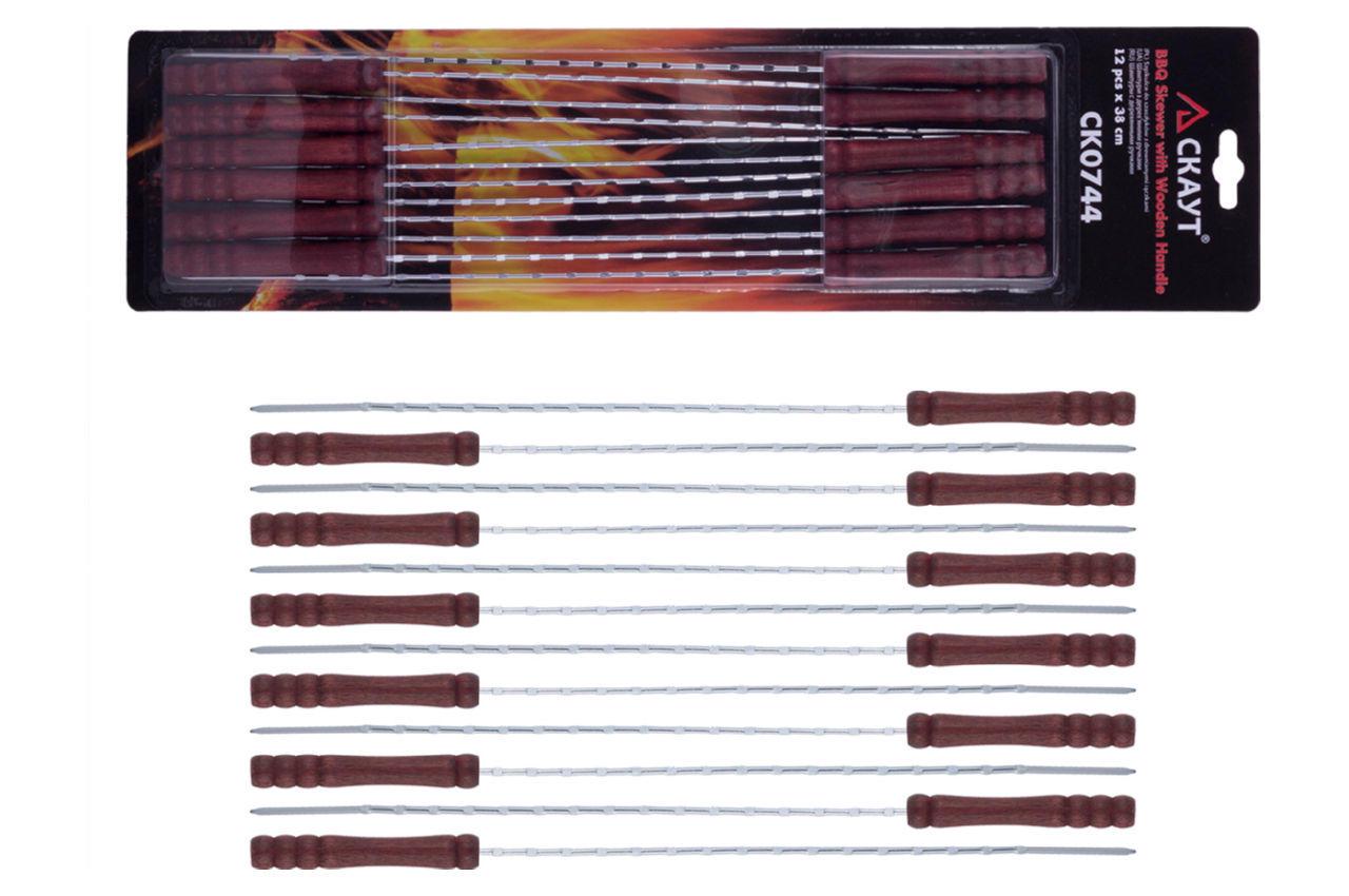 Шампур для гриля Скаут міні 12 шт. 380 мм (0744) - фото 4