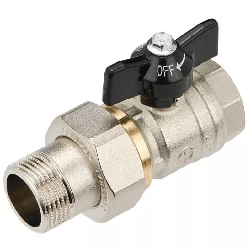 Кран с американкой General Fittings 3/4" ВЗ прямой латунь (7S00M5N050502A) Кран с американкой General Fittings 3/4" ВЗ прямой латунь (7S00M5N050502A)