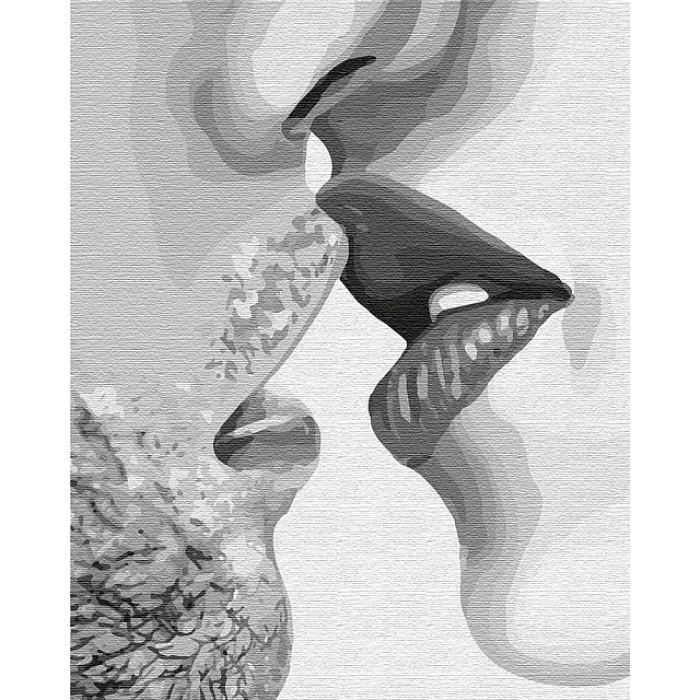 Картина по номерам Идейка "Целуй меня" 40х50 см (Az-268661)