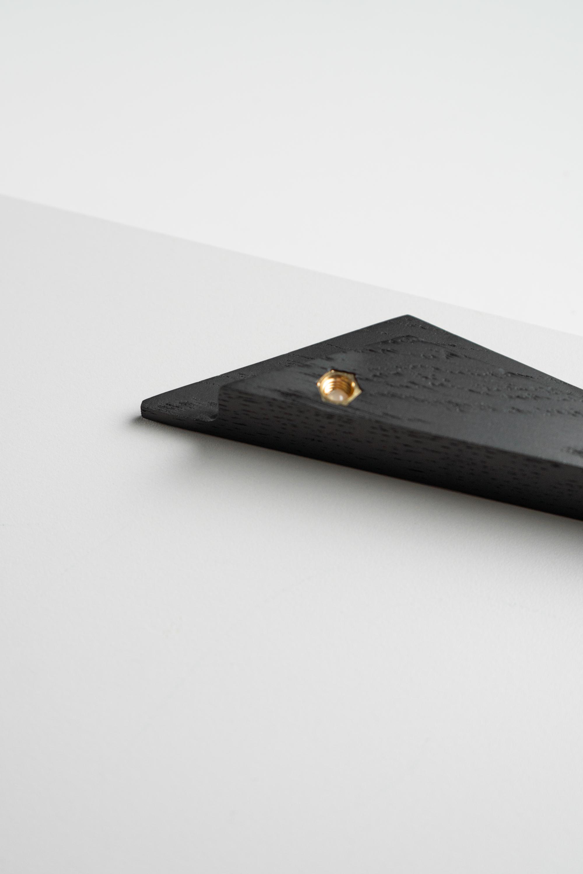 Меблева ручка Triagle із дерева комплект 183 мм Black - фото 7 Меблева ручка Triagle із дерева комплект 183 мм Black - фото 7