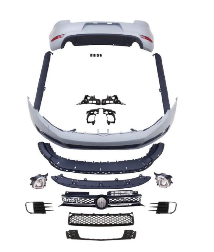 Комплект обвесов GTI GT Tuning для Volkswagen Golf 6 пластик под покраску