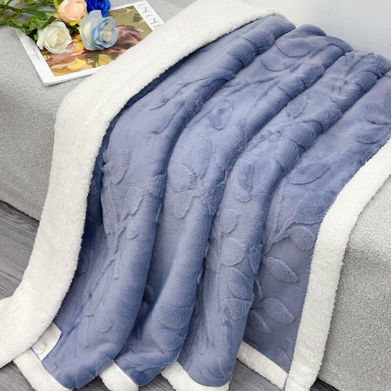 Плед велюровый двухсторонний 200х230 см (700627)