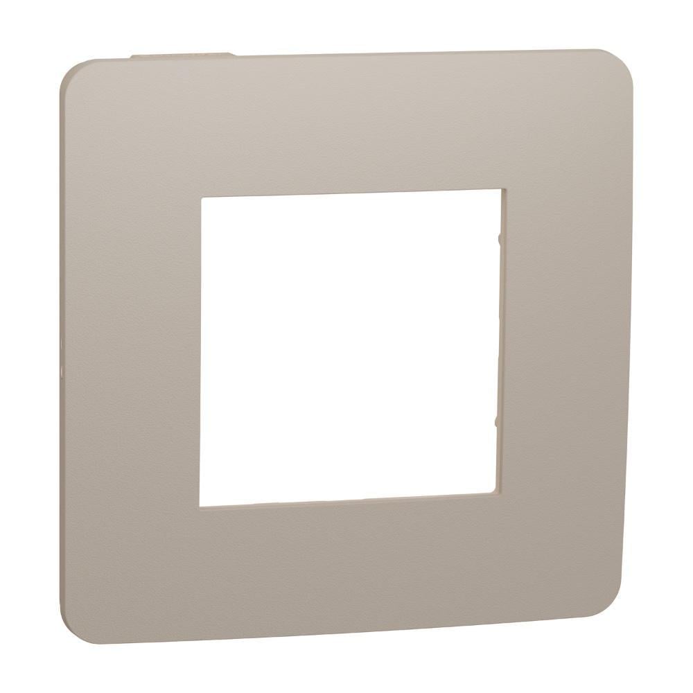 Рамка одноместная Schneider Electric Unica Studio Песочный/Бежевой (NU280227)