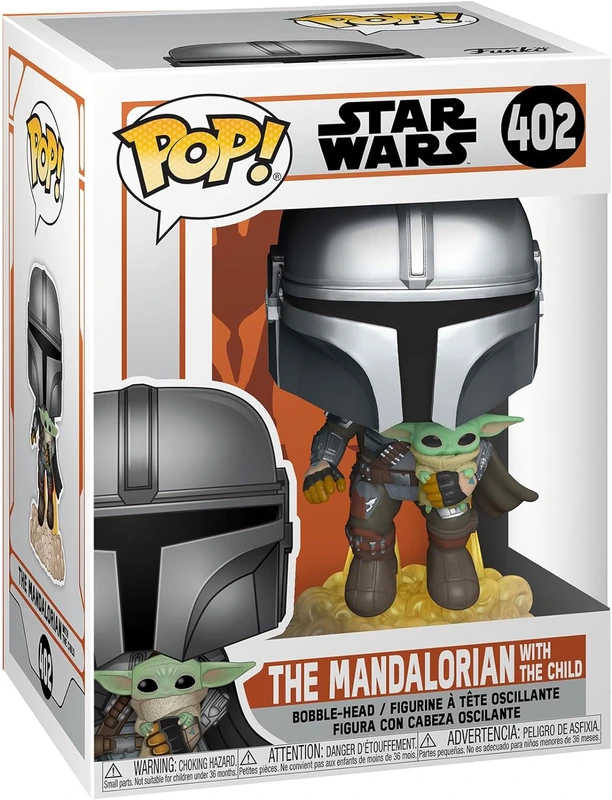 Фігурка Funko POP Star Wars The Mandalorian 402 Мандалорець із Малюком