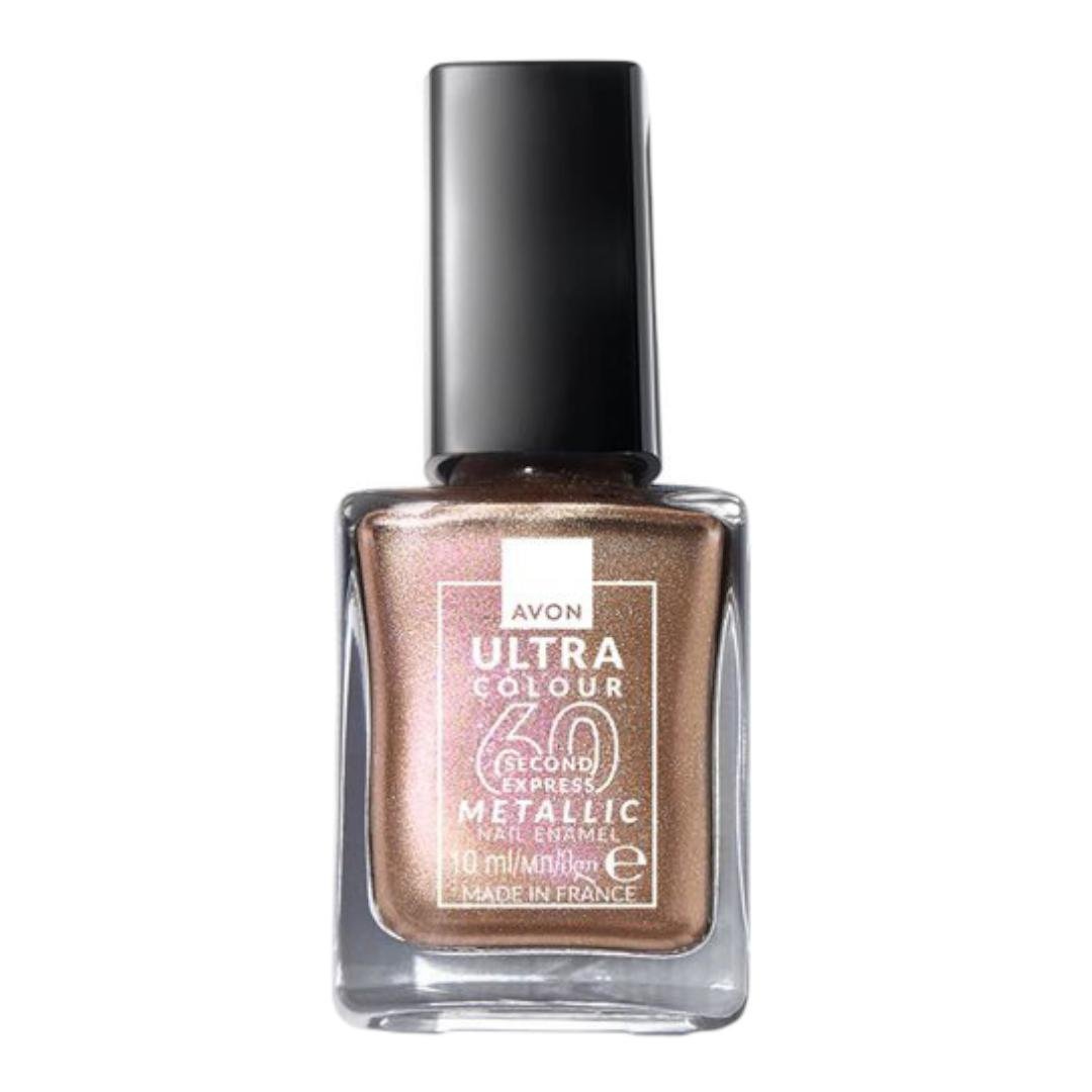 Лак для ногтей быстросохнущий УльтраЦвет за 60 секунд с металлическим эффектом 10 мл Mani Queen (158511376)