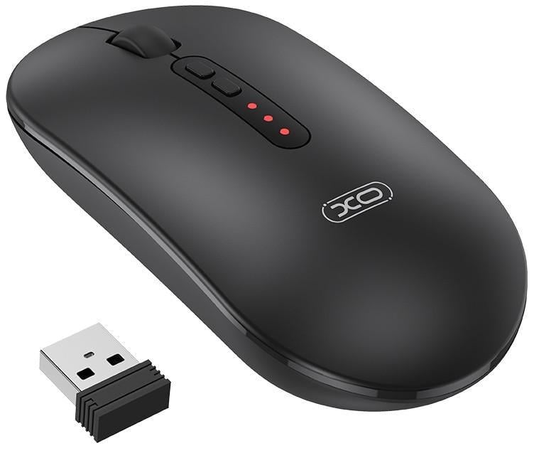 Комп'ютерна мишка Xo M13 Tri-mode Bluetooth Wireless Silent Чорний (7106512)