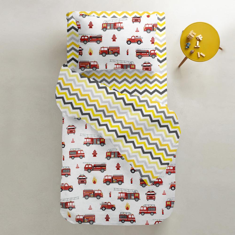 Набір простирадл Cosas Grey Zig Color Yellow 155х240 см 2 шт. (4822052024133) - фото 4 Набір простирадл Cosas Grey Zig Color Yellow 155х240 см 2 шт. (4822052024133) - фото 4