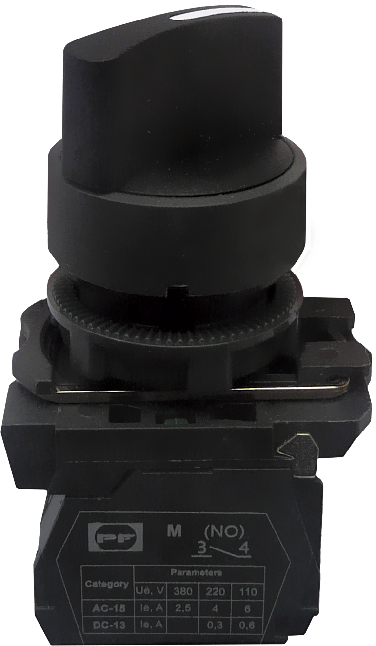 Переключатель PROMFACTOR FP5-AD33 2NO Черный (FP5-AD33)