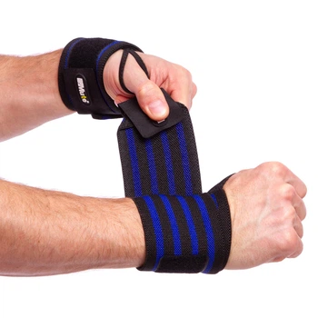Бинты кистевые для жима STRENGTH WRIST WRAPS TA-311 2 шт. Синий