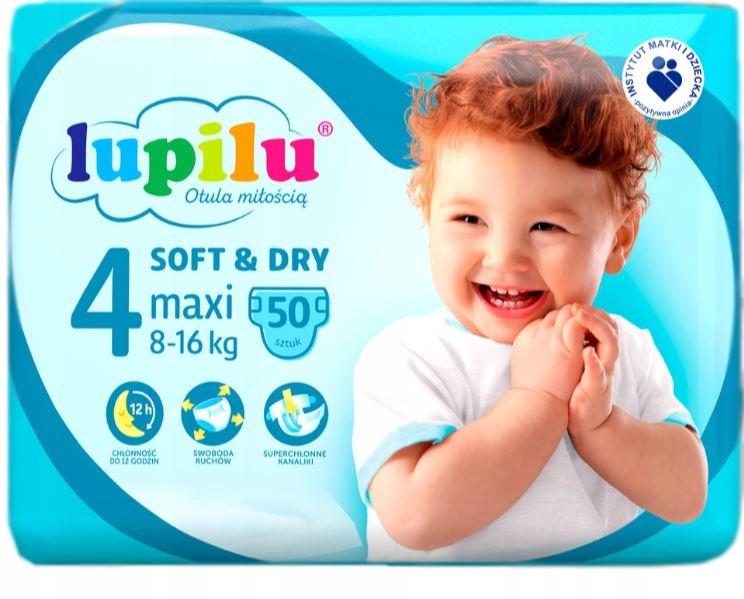 Подгузники Lupilu Soft&dry 4, 8-16 кг 50 шт.