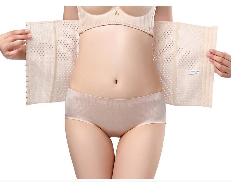 Утягувальний пояс-корсет з гачками та ребрами жорсткості S Бежевий (29512) - фото 9 Утягувальний пояс-корсет з гачками та ребрами жорсткості S Бежевий (29512) - фото 9