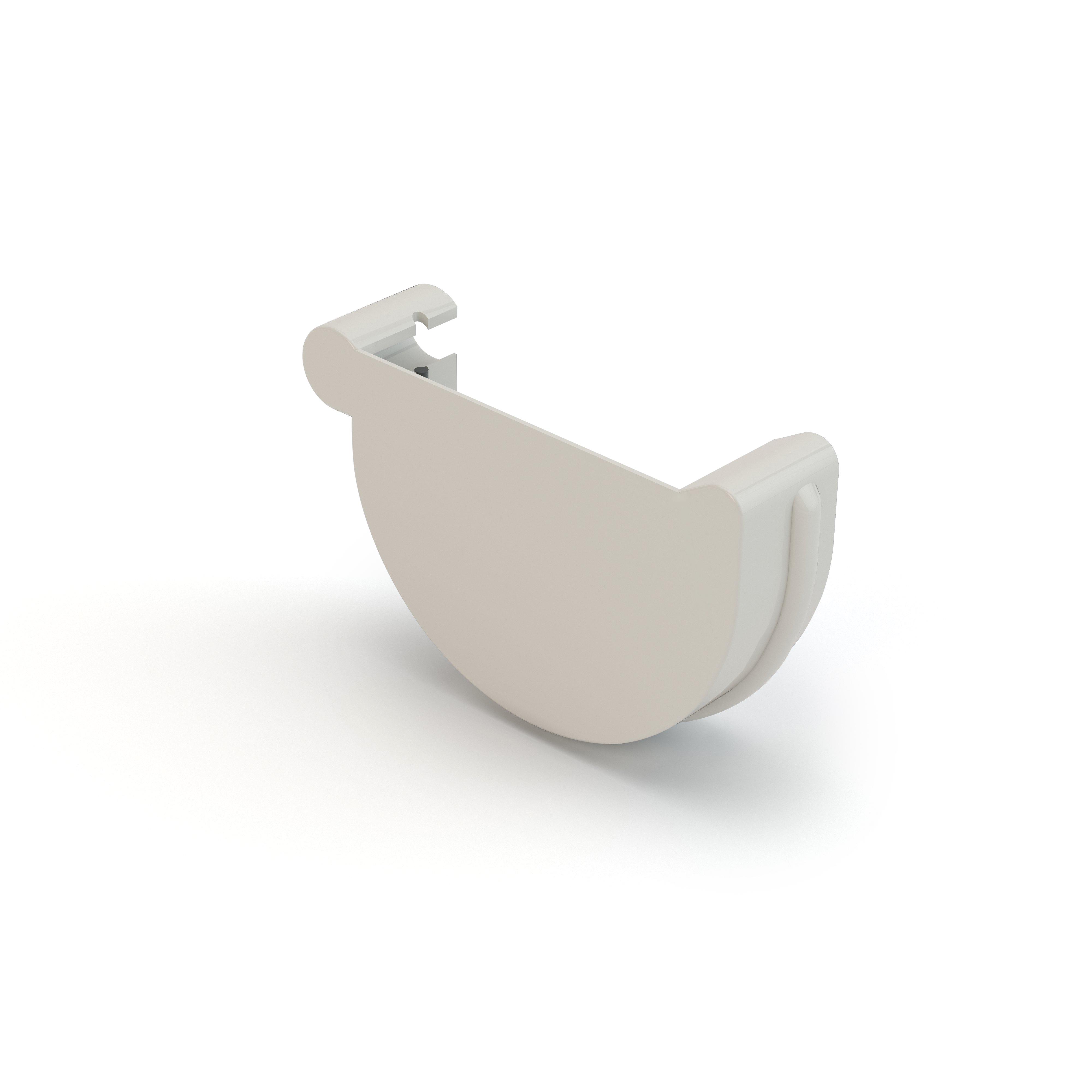 Заглушка ринви права Gamrat 150 мм Білий (312-326-100) - фото 2