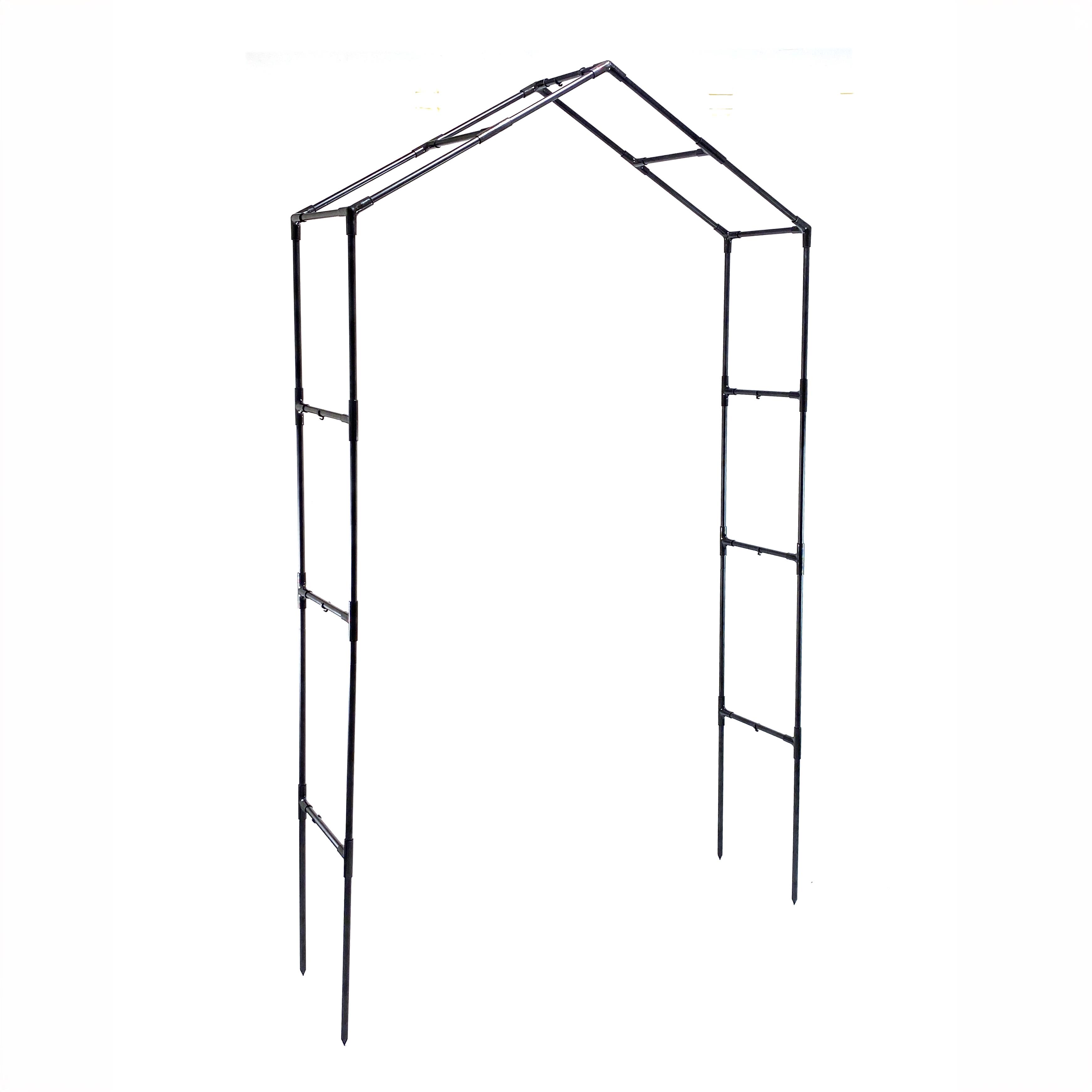 Арка для плетеных растений Bonita стальная разборная 232х132х34 см Черный (BonitaP) - фото 5