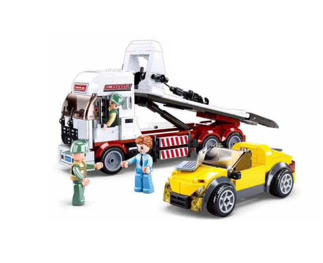 Конструктор SLUBAN M38-B0879 евакуатор машинка фігурки 338 деталі