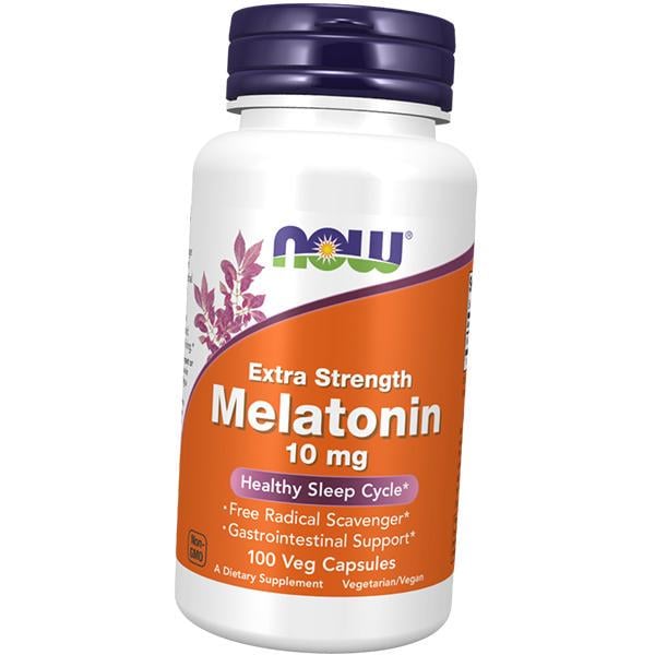 Мелатонин Melatonin 10 Now Foods 100 вег. капс. (72128011)