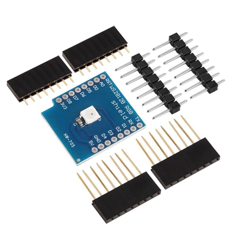 Модуль D1 MINI RGB WS2812 (A725013) Модуль D1 MINI RGB WS2812 (A725013)