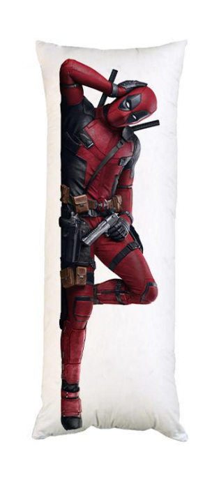 Подушка дакимакура Deadpool Дедпул декоративная ростовая для обнимания 60x200 см - фото 1