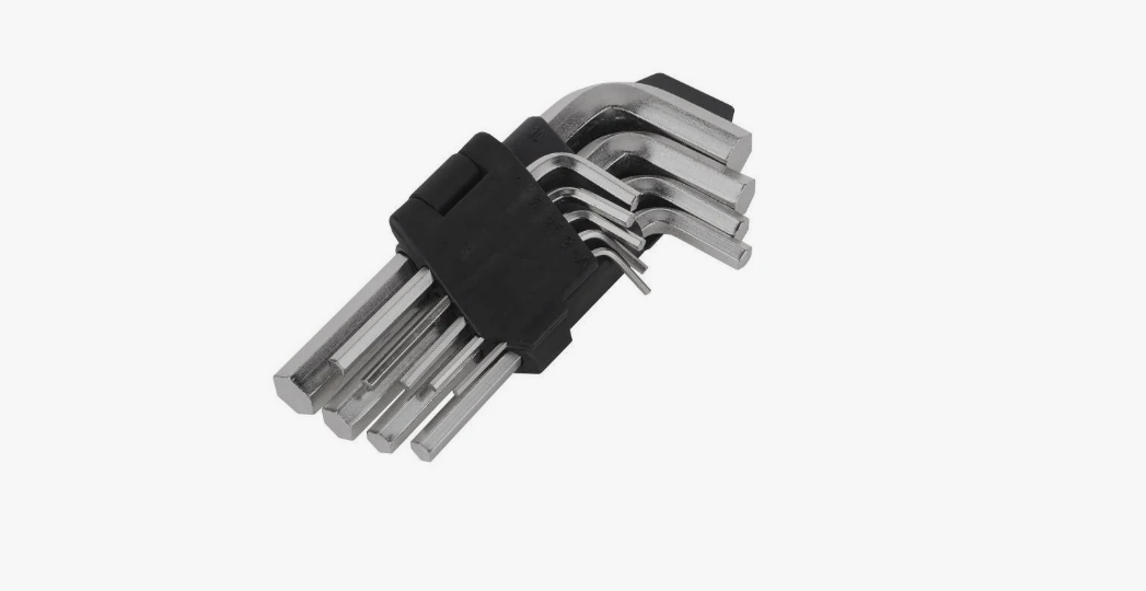Набір шистигранних ключів Intertool HEX 1,5-10 мм 9 шт. (HT-0601)