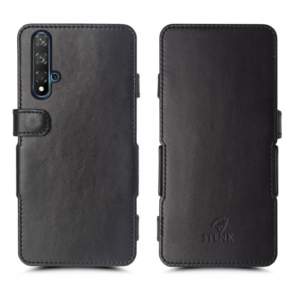 Чехол книжка Stenk Prime для Huawei Nova 5T Черный (64615)