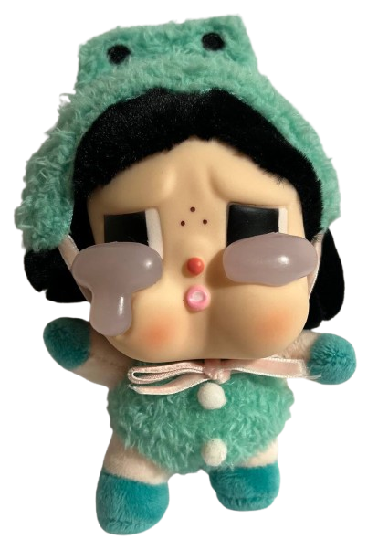 Мягкая игрушка брелок Crybaby Лягушонок Мятный (1227)