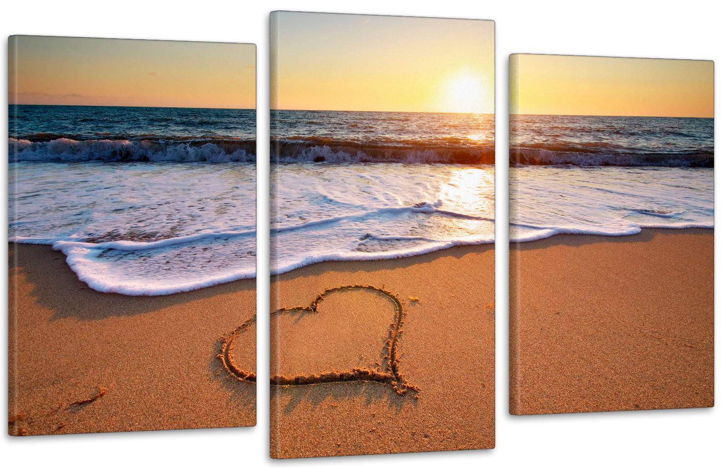 Картина модульная в гостиную/спальню Солнечный берег 70х130 см (Art-733_3)