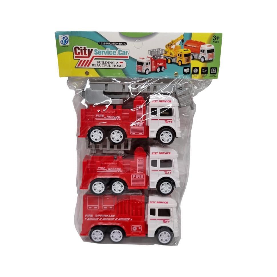 Ігровий набір пожежні машинки 7331 2a2 3 шт. (RLT31683) Ігровий набір пожежні машинки 7331 2a2 3 шт. (RLT31683)