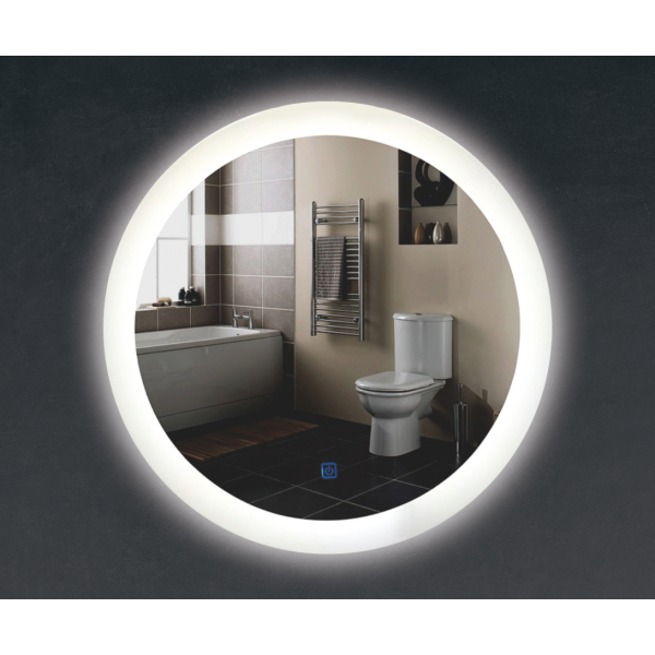 Дзеркало кругле для ванної кімнати Insana 101 з LED-підсвічуванням 60х60 см (А0044927)