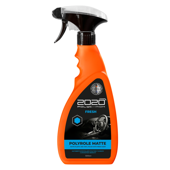 Полироль для пластика/винила Polychrom 2020 Polyrole Matte с ароматом свежести 500 мл (29423905)