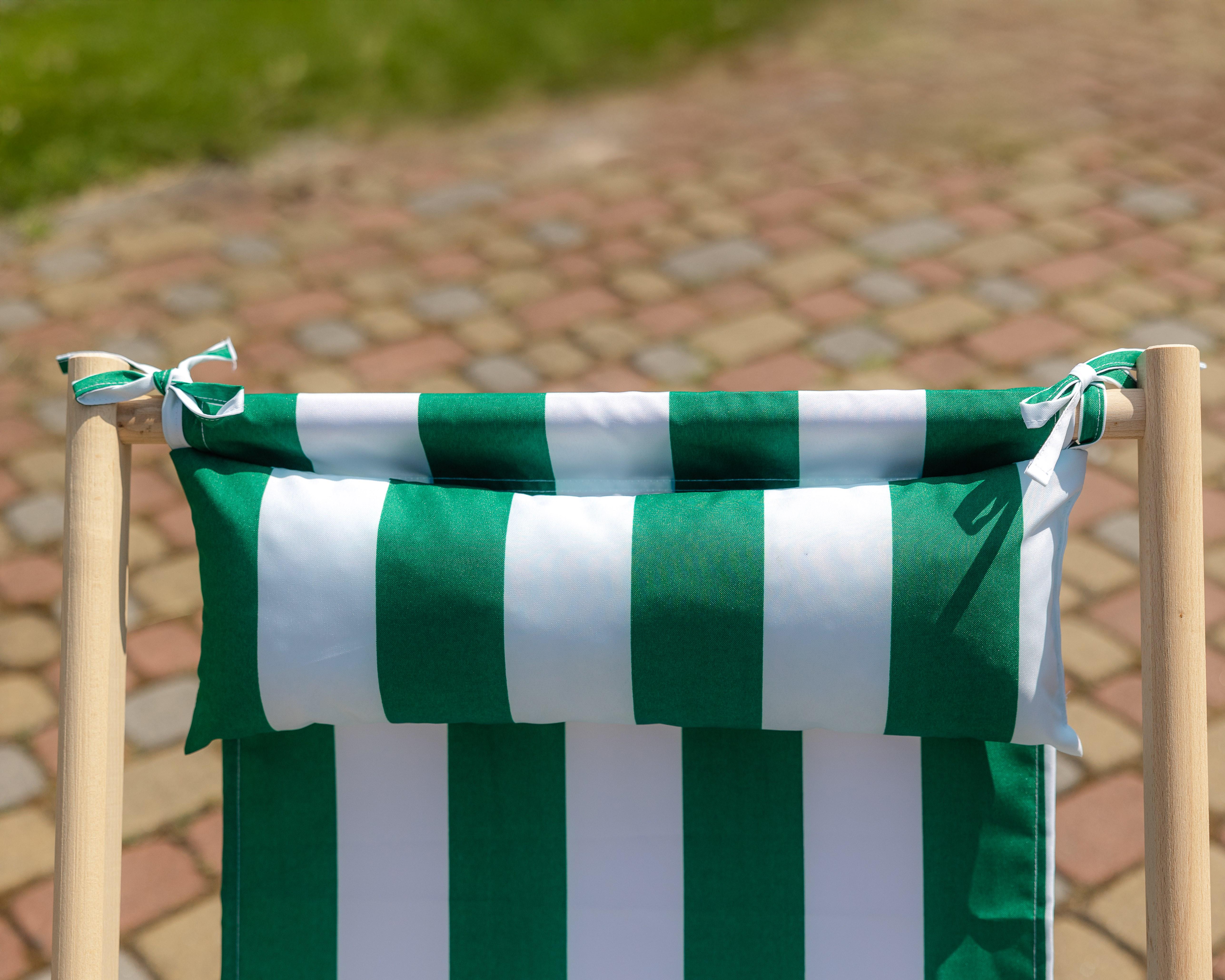 Шезлонг дерев'яний розкладний XRmaster з підлокітниками та підголовником Зелено-білий (0002243) - фото 4 Шезлонг дерев'яний розкладний XRmaster з підлокітниками та підголовником Зелено-білий (0002243) - фото 4