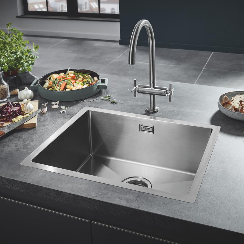 Мийка кухонна Grohe K-series K 700 60-S Нержавіюча сталь (31726SD0) - фото 3