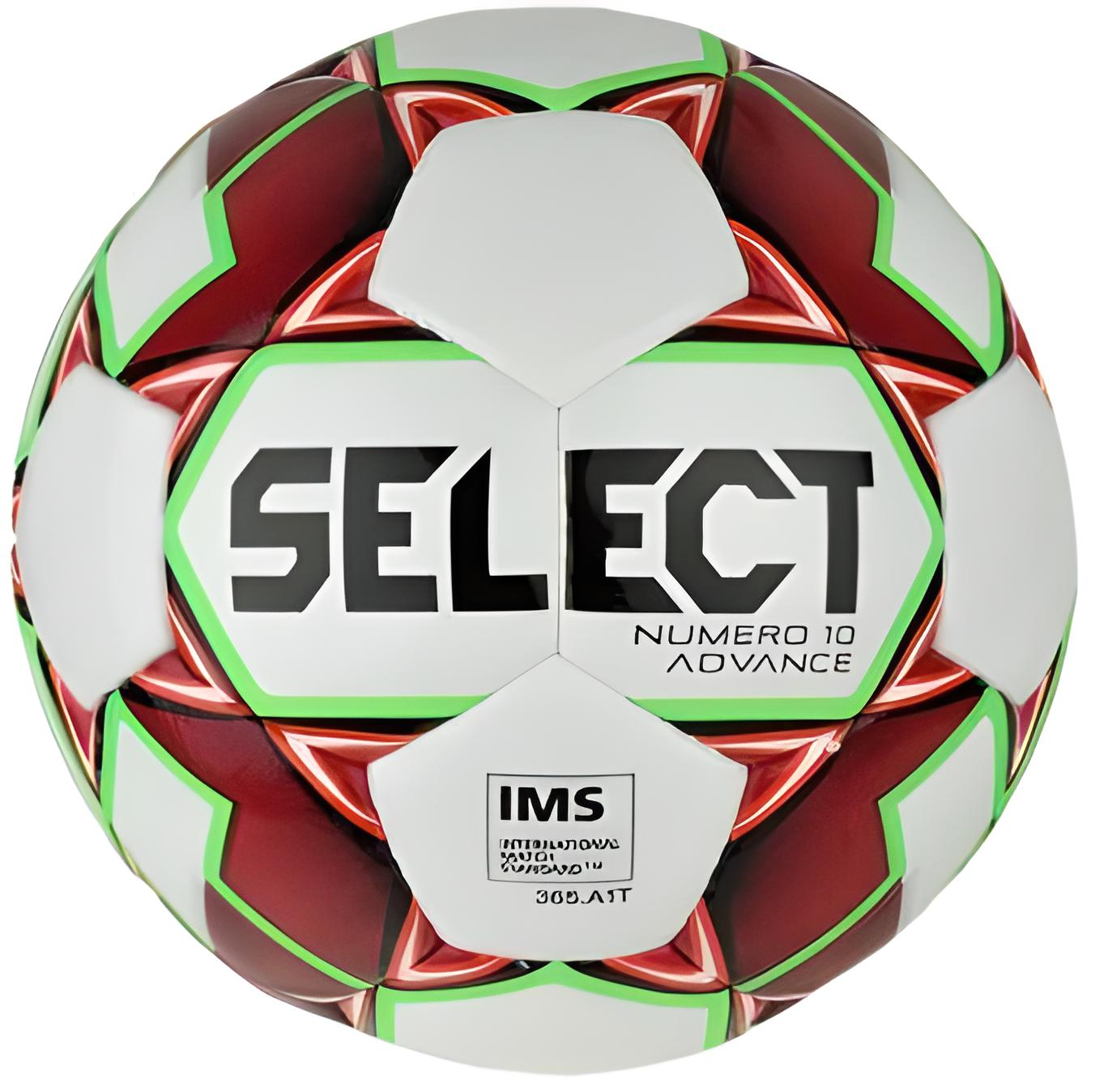 Футбольний м'яч Select NUMERO 10 ADVANCE 367503-332 р. 4 Біло-червоний