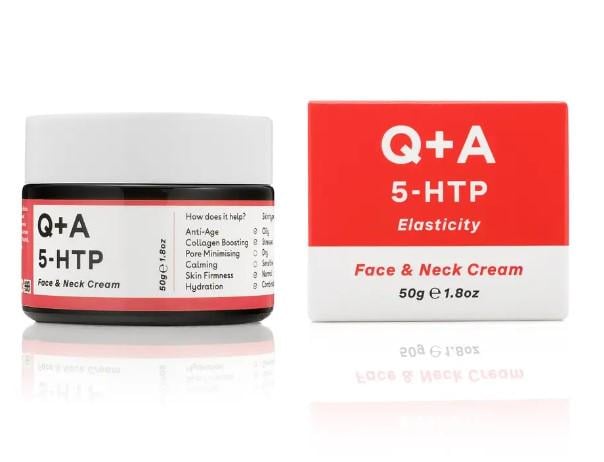 Крем для обличчя та шиї Q+A 5-HTP Face & Neck Cream 50 г (742271477241)