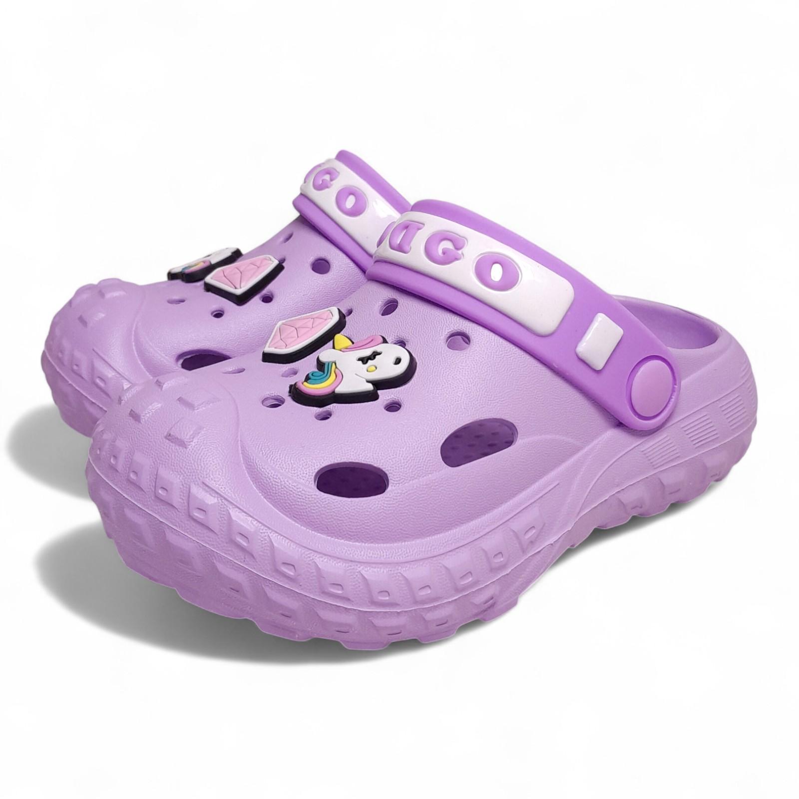 Сабо дитячі Dago з джибітсами р. 24/25 15,5 см Лавандовий (2776235062)