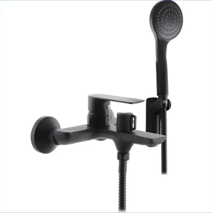 Смеситель для ванны короткий Haiba Alex 009 EURO Black (2177845193 )