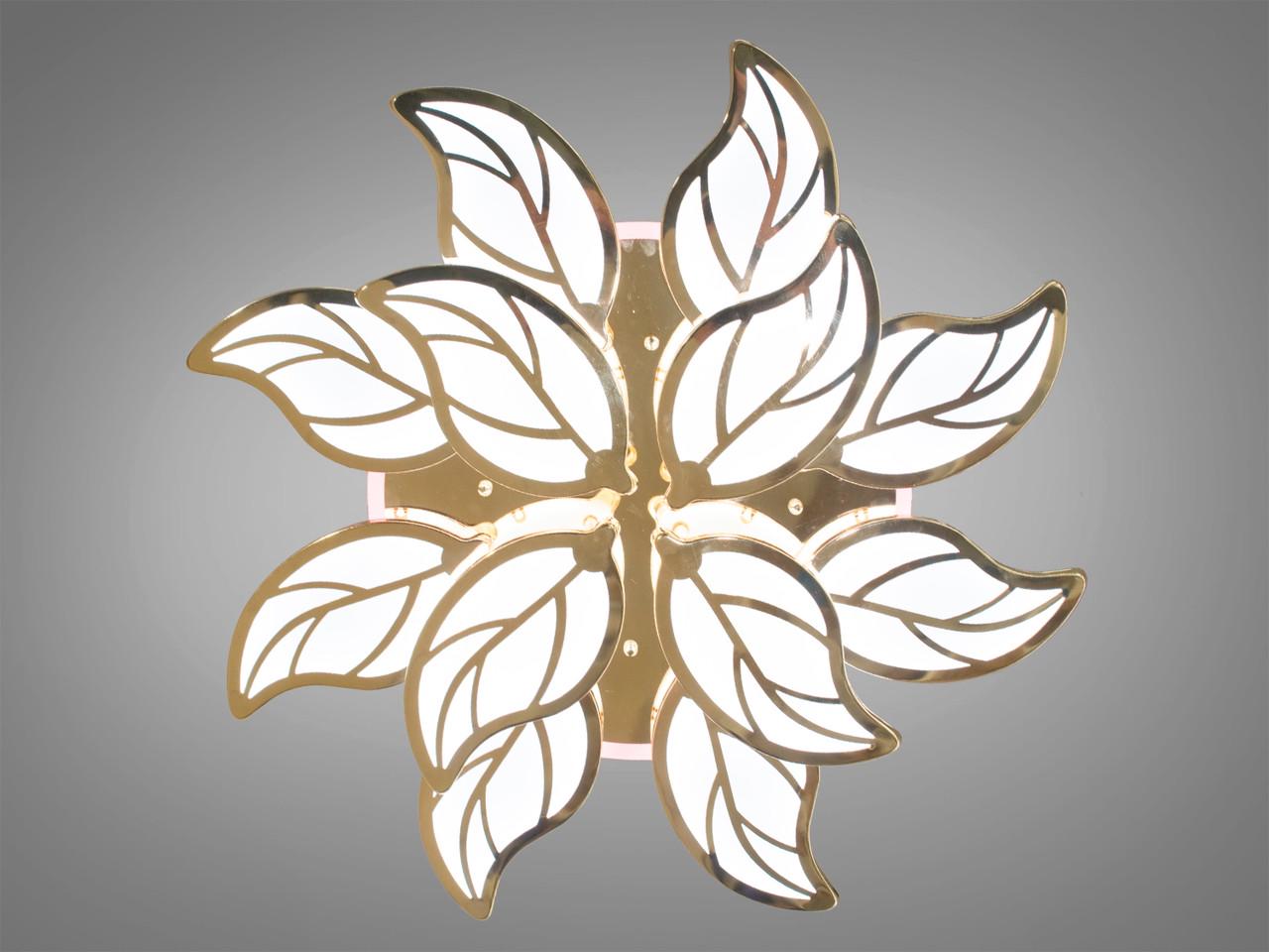 Люстра светодиодная для гостиной с подсветкой 8028-8+4G-LS 180W на 26 м2 Золотой (1866761050) - фото 3 Люстра светодиодная для гостиной с подсветкой 8028-8+4G-LS 180W на 26 м2 Золотой (1866761050) - фото 3