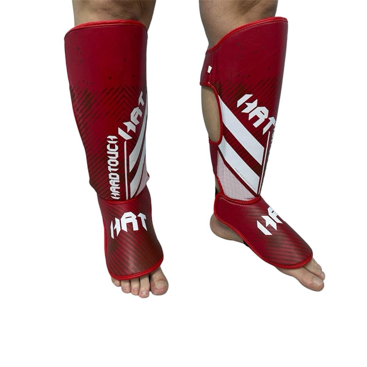 Захист гомілки та стопи для єдиноборств Hard Touch S Red - фото 2 Захист гомілки та стопи для єдиноборств Hard Touch S Red - фото 2