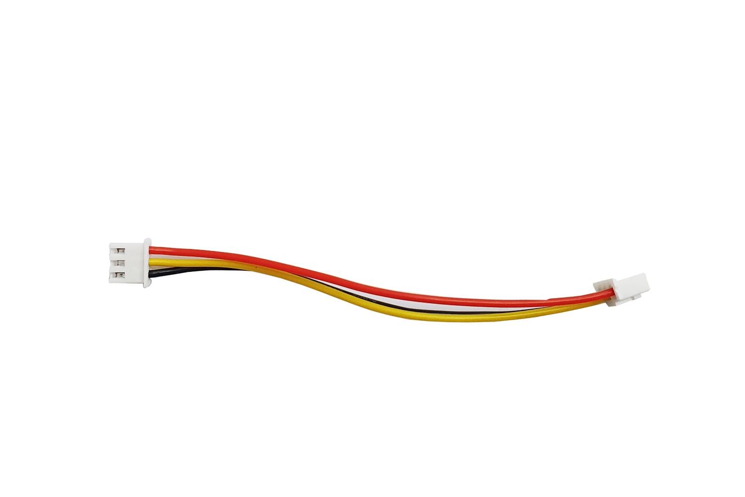 Кабель силіконовий Micro JST XH2.54 F 3pin Micro JST XH2.54 F 3pin 26AWG розгорнутий 100 мм 50 шт. (62948)