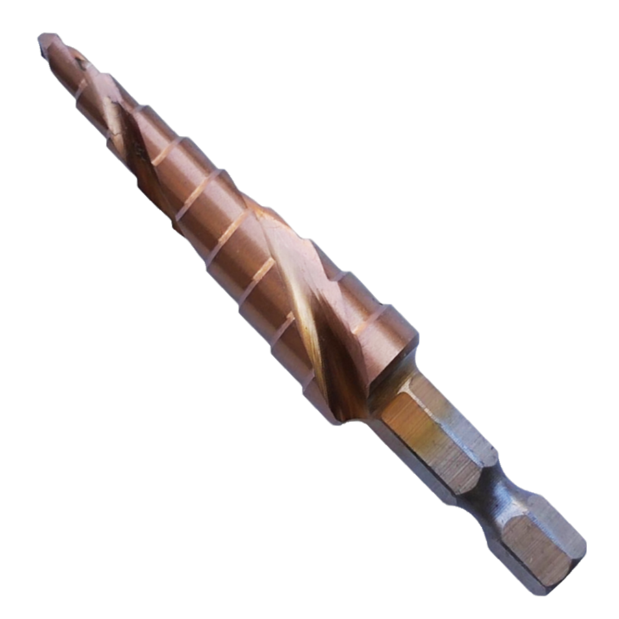 Сверло ступенчатое кобальт спиральный 3,0-13,0 мм (45210)