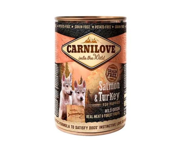 Консервы Carnilove Salmon&Turkey for Puppies с лососем и индейкой для щенков 400 г